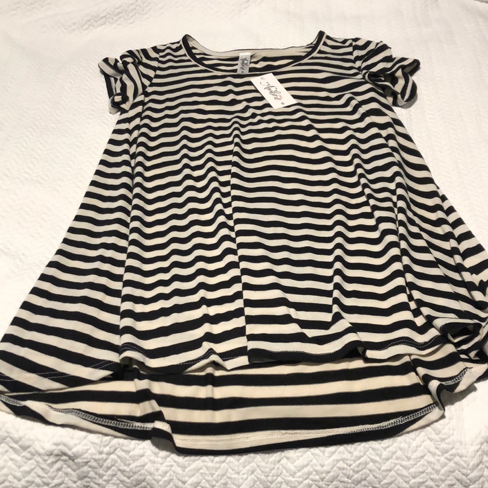 NWT Ambrie Striped Tunic